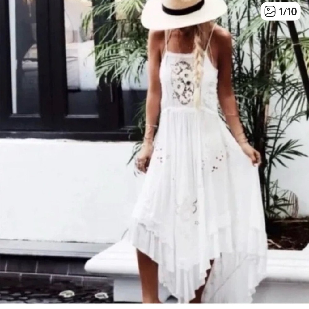 Spell and the Gypsy Elegant White Lace Women Dress